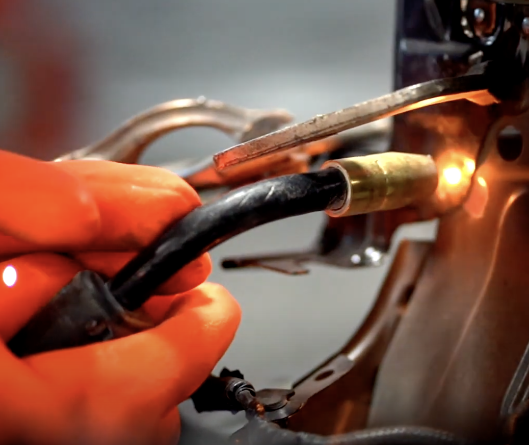 Professional collision repair work